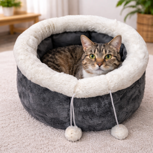 Cama cilindro para gato